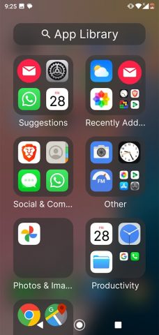 Launcher AOS 17 для Android — скриншот 3