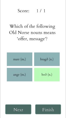 Learn Old Norse для Android — скриншот 2