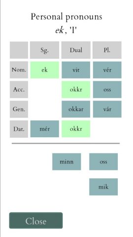 Learn Old Norse для Android — скриншот 4