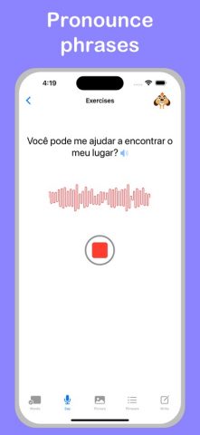 Learn Portuguese + для iOS — скриншот 4