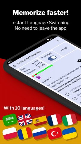 Leben in Deutschland Test Pro для Android — скриншот 1