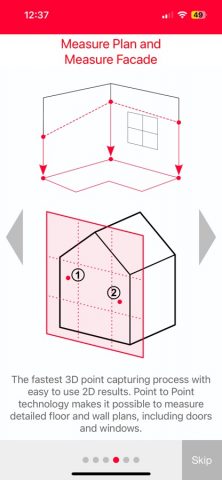Leica DISTO Plan для iOS — скриншот 4