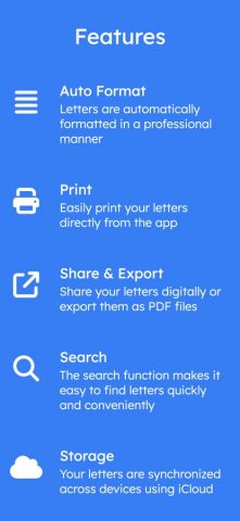 Letter: just write letters для iOS — скриншот 4