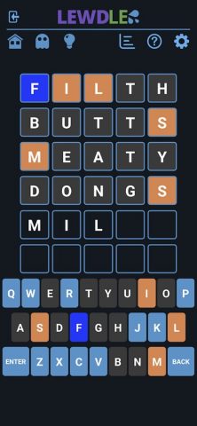 Lewdle для iOS — скриншот 4