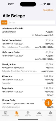 Lexware для iOS — скриншот 2