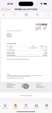 Lexware для iOS — скриншот 3