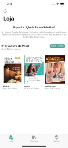 Lição da Escola Sabatina для iOS — скриншот 2