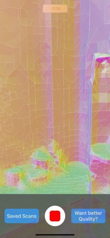 LiDAR Scanner 3D для iOS — скриншот 2