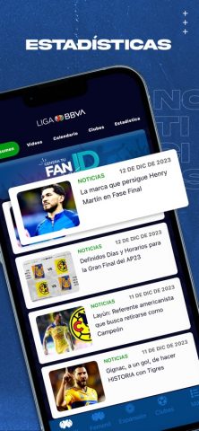 Liga BBVA MX для iOS — скриншот 4