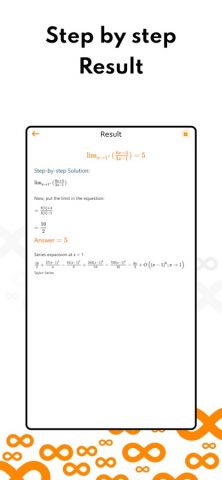 Limit Calculator with Steps для iOS — скриншот 3