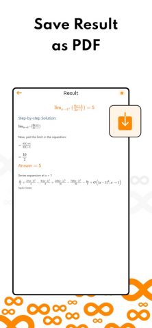 Limit Calculator with Steps для iOS — скриншот 4