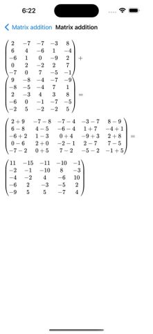 Linear Algebra — Matrix Solver для iOS — скриншот 5