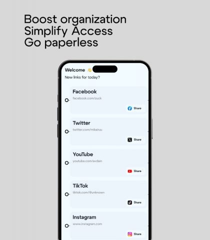 Linkify: Share Socials для Android — скриншот 5