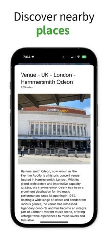 Live Music Map для iOS — скриншот 2