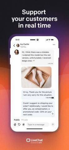 LiveChat — Support & Sell для iOS — скриншот 3