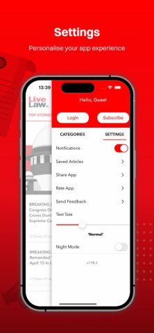 LiveLaw для iOS — скриншот 4
