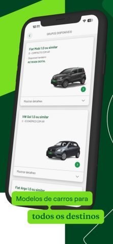 Localiza — Aluguel de Carros для iOS — скриншот 2