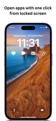 Lock Screen Widget Launcher для iOS — скриншот 1