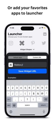 Lock Screen Widget Launcher для iOS — скриншот 4