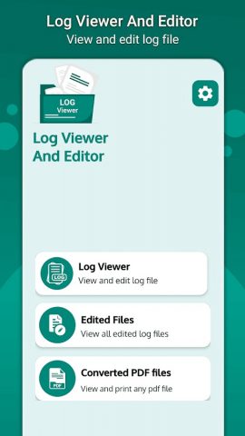 Log Viewer для Android — скриншот 1
