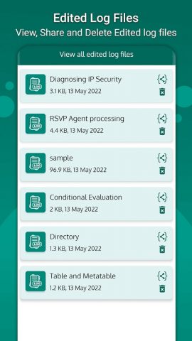Log Viewer для Android — скриншот 5