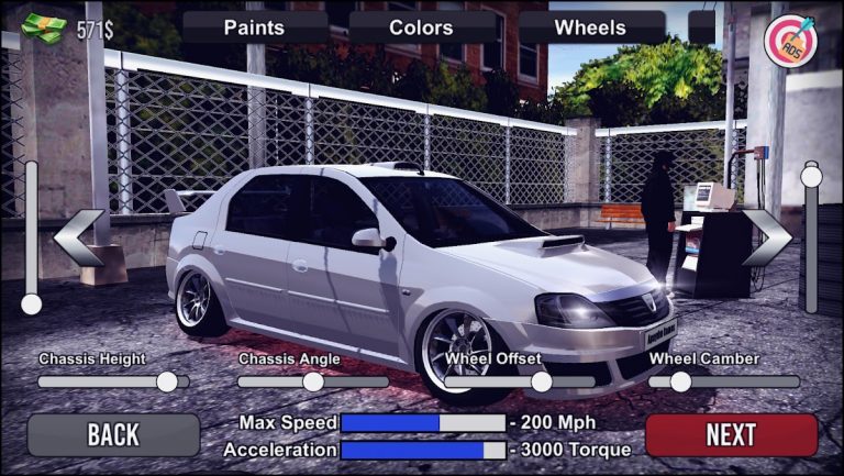 Logan Drift Simulator для Android — скриншот 2