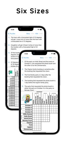Logic Grid Puzzles для iOS — скриншот 3