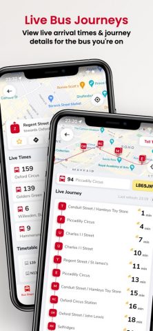 London & UK Live Bus Countdown для iOS — скриншот 2