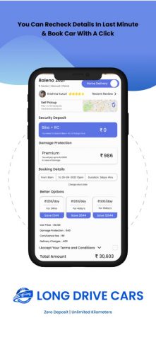 Long Drive Cars — Car Rental для iOS — скриншот 5