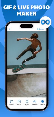 Loop Videos & GIF Maker для iOS — скриншот 1