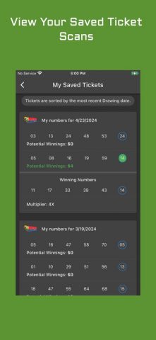 Lottery Scanner & Checker для iOS — скриншот 5