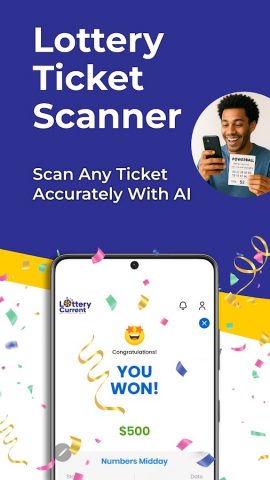 Lottery Ticket Scanner для Android — скриншот 1
