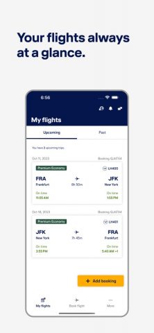 Lufthansa для iOS — скриншот 3