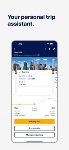 Lufthansa для iOS — скриншот 4