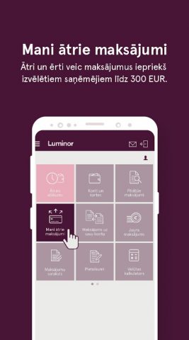 Luminor Latvija для Android — скриншот 3