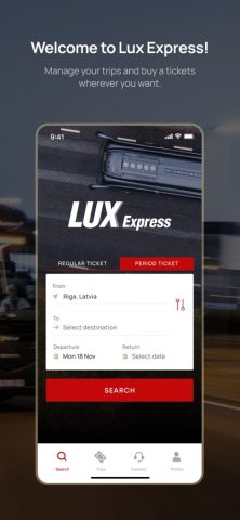 Lux Express для iOS — скриншот 2