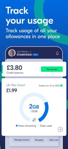 Lyca Mobile UK для iOS — скриншот 2