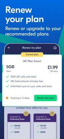 Lyca Mobile UK для iOS — скриншот 3