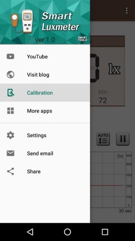 Люксметр : Smart Luxmeter для Android — скриншот 4