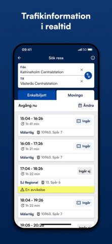 Mälardalstrafik для iOS — скриншот 4