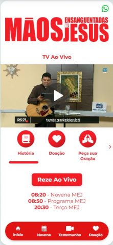 Mãos Ensanguentadas de Jesus для Android — скриншот 1