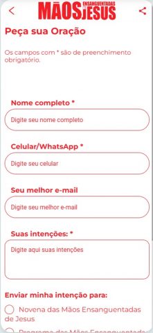 Mãos Ensanguentadas de Jesus для Android — скриншот 2