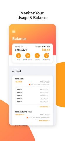 M1 Prepaid для iOS — скриншот 3