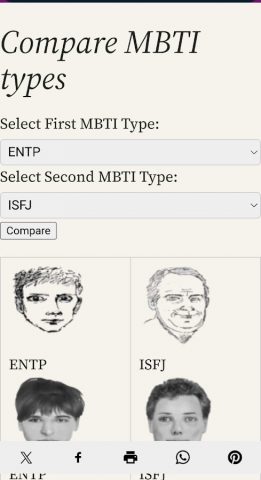 MBTI Database для Android — скриншот 3