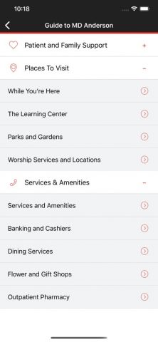 MD Anderson Mobile для iOS — скриншот 3