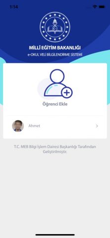MEB E-OKUL VBS для iOS — скриншот 1