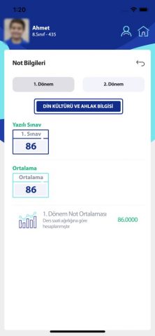 MEB E-OKUL VBS для iOS — скриншот 3