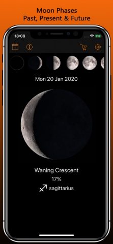 MOON Pro — Фазы Луны для iOS — скриншот 1
