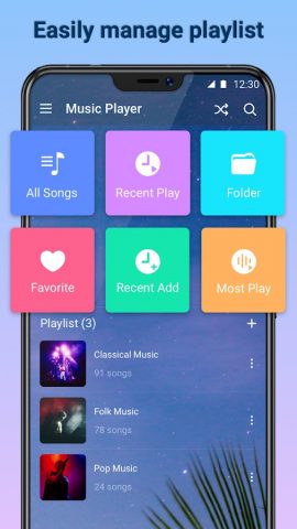 MP3-плеер для Android — скриншот 2