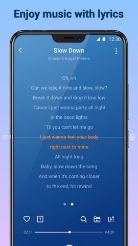 MP3-плеер для Android — скриншот 5